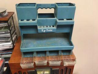 Vintage Bush Lake Ez - Tote Parts Tool Caddy Storage Organizer Portable Crafts Bin
