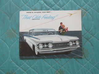 0706x 1959 Oldsmobile Sales Brochure (small Version)