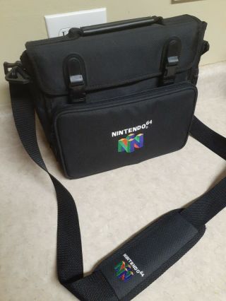 Vintage Official Nintendo 64 System Carrying Case Travel Bag For N64