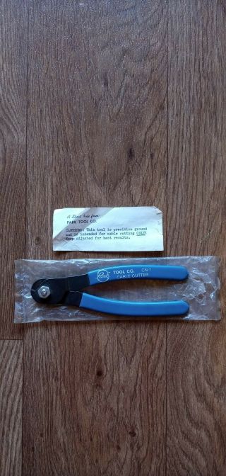 Vintage Park Tool Cn - 1 Cable Cutter Usa.  Nos.