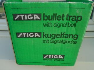 Vintage Stiga Pellet Trap With Signal Bell Sweden