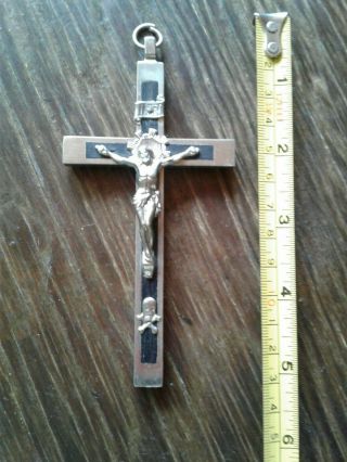 Crucifix With Skull And Crossbones - Vintage Made In Germany - Odd & Unique