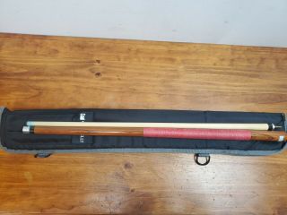 Vintage Dufferin Red Leaf Pool Cue 58 " House Stick 19 Ounce Well Kept