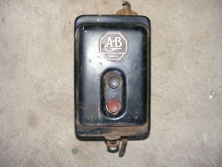 Vintage Push Button Switch Start/stop