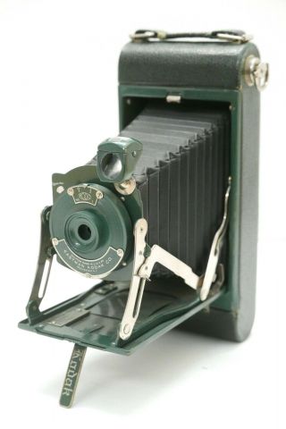 Vintage No.  1a Pocket Kodak Junior Green Exc