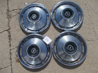4 Vintage 1964 Chevrolet Hubcaps Impala Belair Biscayne Corvair Chevy Chev 14 "