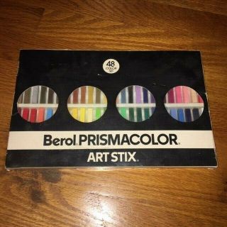 Complete Vintage 1955 Berol Prismacolor Art Stix 48 Color