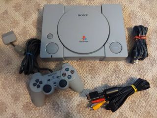 Vintage Sony Playstation 1 Ps1 Console Controller System