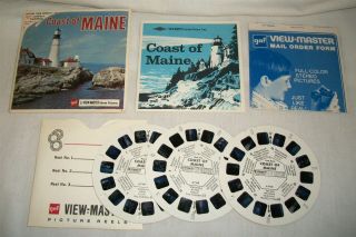 Vintage Gaf View Master Reels Coast Of Maine