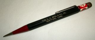 Vintage Mechanical Pencil G.  H.  Berlin Co Hartford Ct Kendall Oil Can Advertising