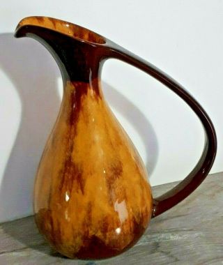 Vintage Blue Mountain Pottery Harvest Gold 12 " Pitcher Vase