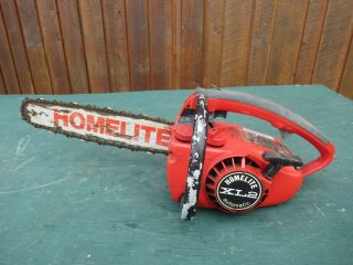 Vintage Homelite Xl2 Chainsaw Chain Saw With 15 " Bar