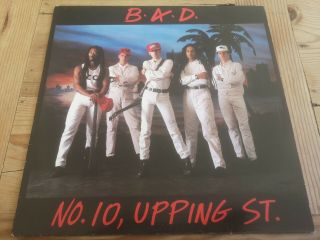 B.  A.  D - No 10 Upping St - Vintage Vinyl Record Lp - Cbs 1986 Promo