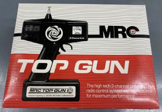 Vintage Mrc Top Gun 2 Channel Pistol Grip R/c System Model Rectifier Corporation