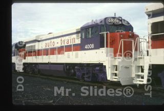 Slide Auto - Train U36b 4008 Erie Pa 1972