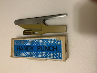 Vintage Handy Punch Hole With Box