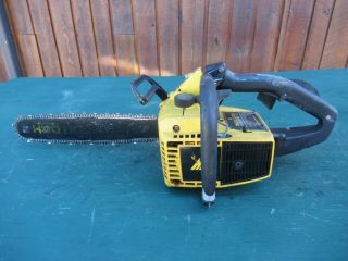 Vintage Mcculloch Pro 40 Chainsaw Chain Saw With 14 " Bar