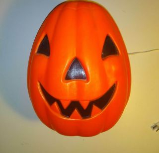 Vintage Empire 1968 Pumpkin Blow Mold With Light