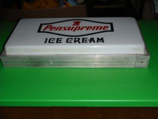 Vintage Pensupreme Ice Cream Light Up Sign not 3