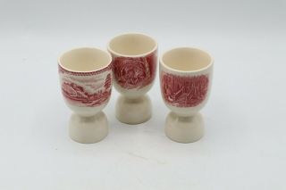 Set Of 3 Vintage Egg Cups Made In England