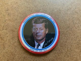Vintage John F.  Kennedy Jfk Inauguration Day 1961 Man Of The 60 