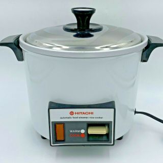 Vintage Hitachi Automatic Rice Cooker Food Steamer Rd - 405p 578n 5.  5 Cups Sh