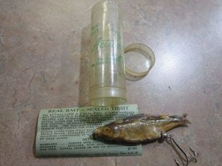 Vintage Actual Lure W/tube And Papers
