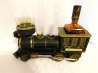 F2 - Vintage 1880 Iron Horse Metal Train Mini Bar / Shot Glass Holder