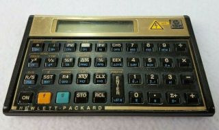 Vintage Hewlett Packard Hp 12c Financial Calculator - Good