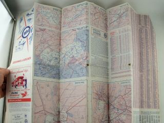 Vintage 1969 Kentucky Tennessee Road Map from the PURE Firebird Gasoline Gas 3