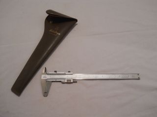 Vintage Mitutoyo Micrometer Caliper With Case 9 Inches