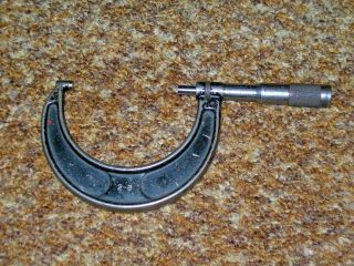 Vintage Brown & Sharpe 2 " - 3 " Micrometer,  Machinist,  Home Shop & Tool Making.