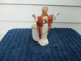 Vintage Ceramic Jesus Planter