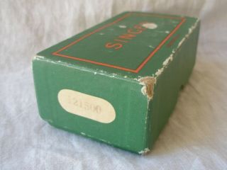 Vtg 1936 Singer Sewing Machine Attachment Set Box Lock Stitch 121500 W/booklet