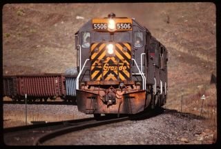 Rail Slide - Drgw Denver & Rio Grande Western 5506,  Plainview Co 3 - 1989