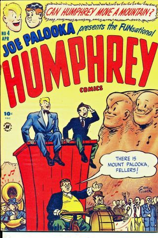 Joe Palooka Humphrey Comics Book 4 Harvey Golden/silver Age Vintage 99 Cents