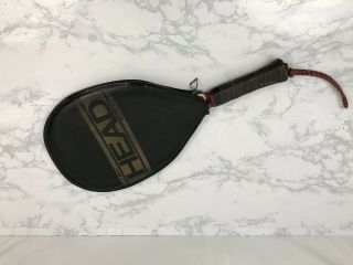 Vtg Amf Head Professional Racquetball Racquet With Cover Maroon