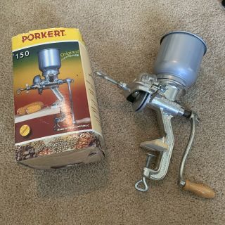 Porkert Vintage Cast Iron Corn Grinder Sheller150 Made In Czech Republic