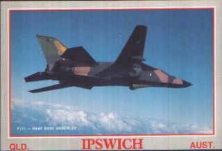 Royal Australian Air Force Base Amberley F - 111 Postcard