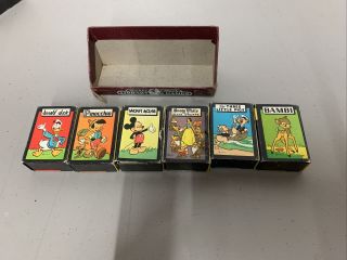 Vintage Disney Mickey Mouse Library of Card Games Russell MFG USA 3