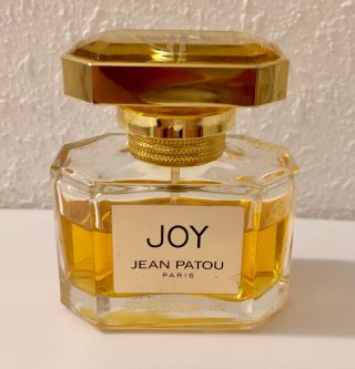 Vintage? Jean Patou Paris Joy Eau De Parfum Perfume Bottle 30ml/1oz 2/3 Full