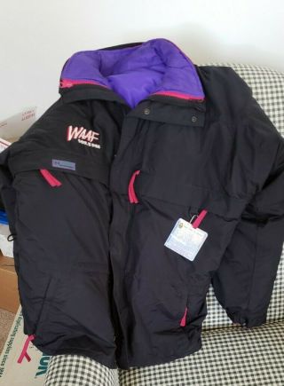 1990 Vintage Waaf 107.  3 Fm Ski Jacket,  Men 