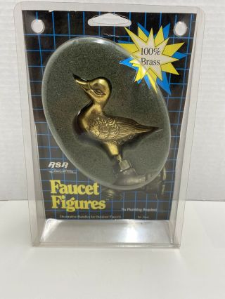 Brass Outdoor Faucet Figures Decor Handle Rsr Industries Vintage Duck