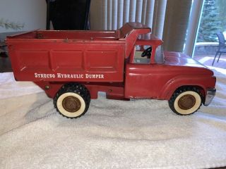 Vintage Structo Hydraulic Dump Truck With White Walls