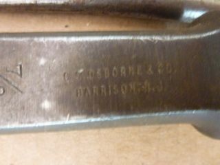 VINTAGE C.  S.  OSBORNE 7/8 PUNCH AND LEATHER KNIFE,  2 FOR 1 BID. 2