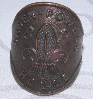 Vintage Baden Powell House Neckerchief Woggle - 1950 