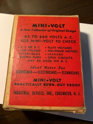 Mini Volt Meter by Vintage Industrial Devices Inc. 3