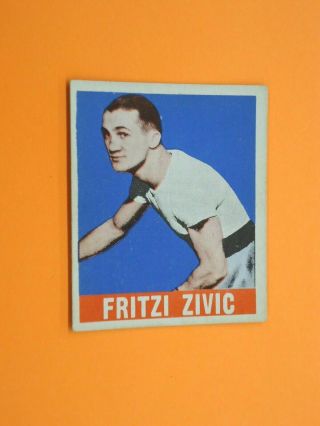 Vintage Fritzi Zivic 1948 Leaf Gum Card 82
