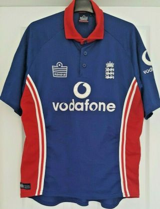 Admiral - Vintage England 2003 Odi Cricket Shirt/jersey - Adult - Large - L