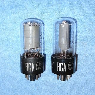 2 Rca 6v6gt Vacuum Tubes - 1950 